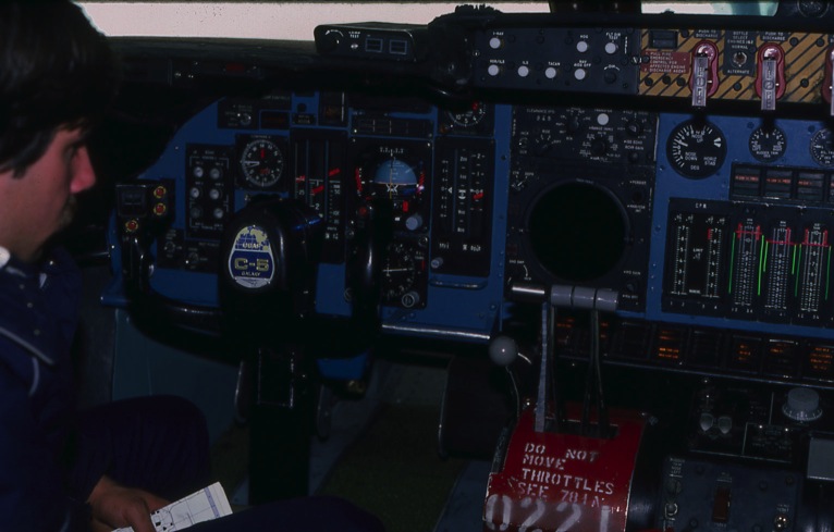 Cockpit before flying